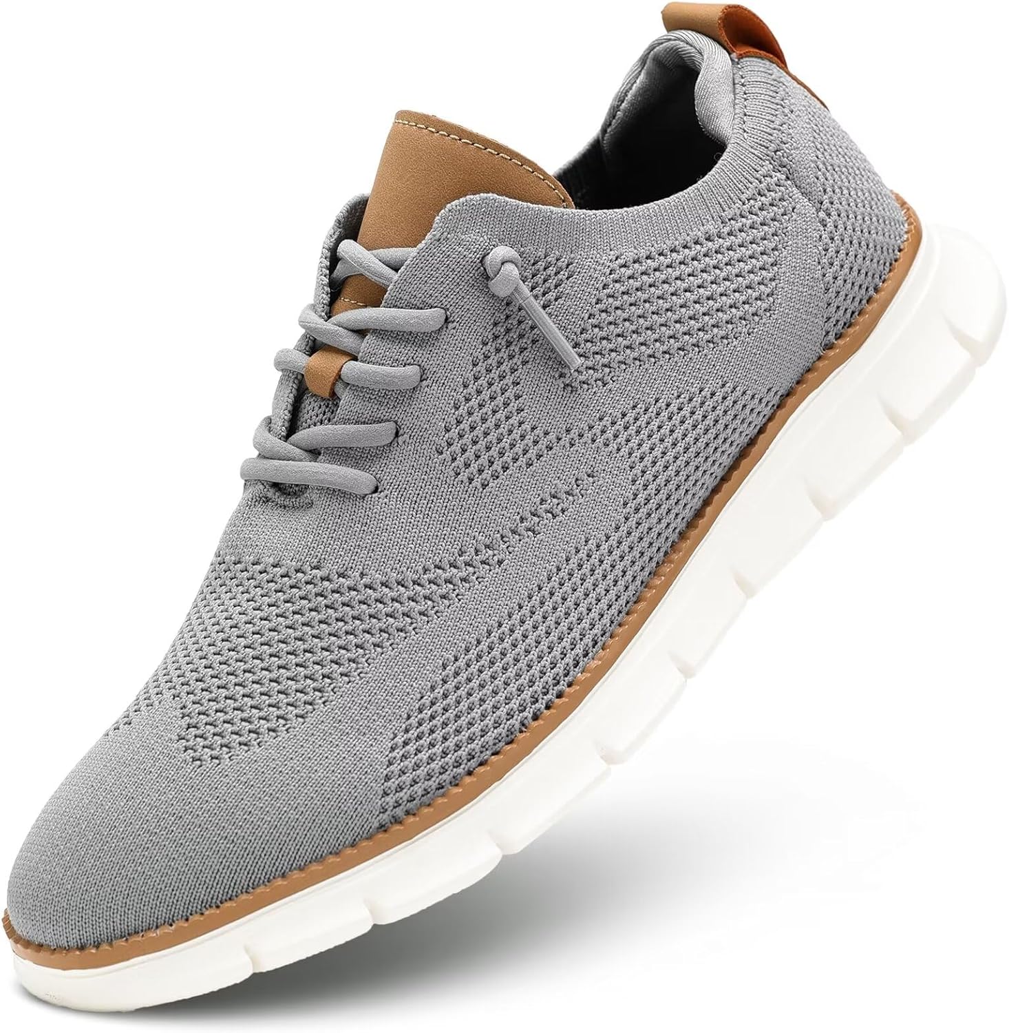 Men's Casual Dress Shoes Fashion Walking Sneakers Mesh Business Oxfords Work Lightweight Soft Sole
